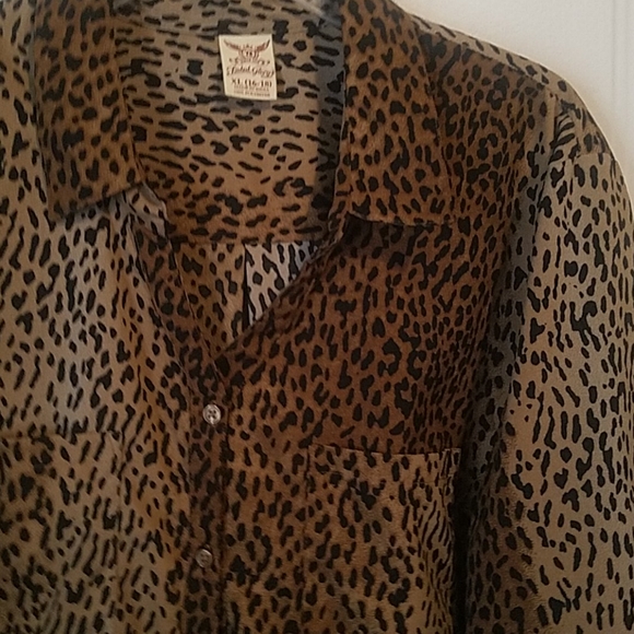 Ladies Faded Glory Blouse- Top - Shirt  XL - Picture 2 of 5